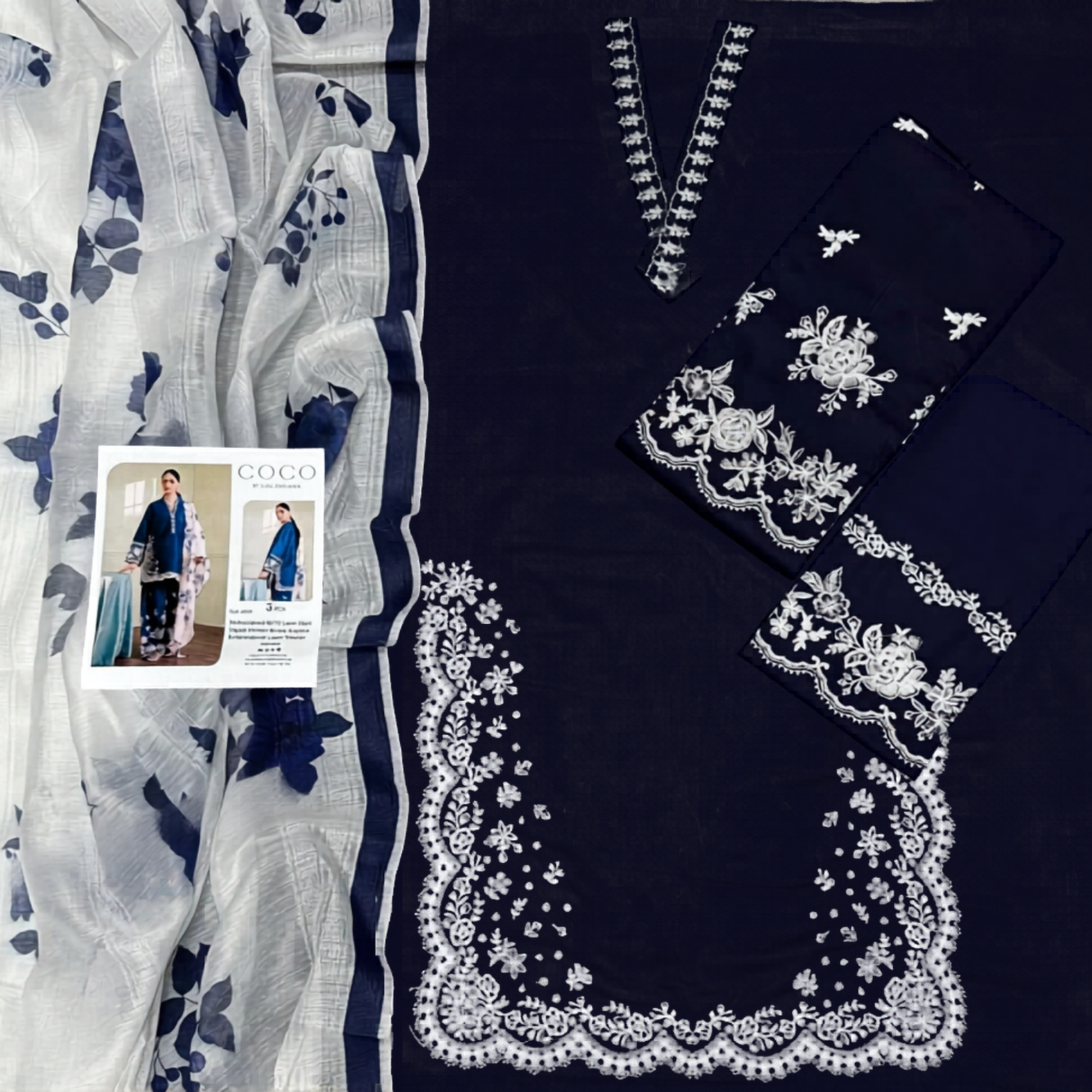 Designer Embroidered Lawn