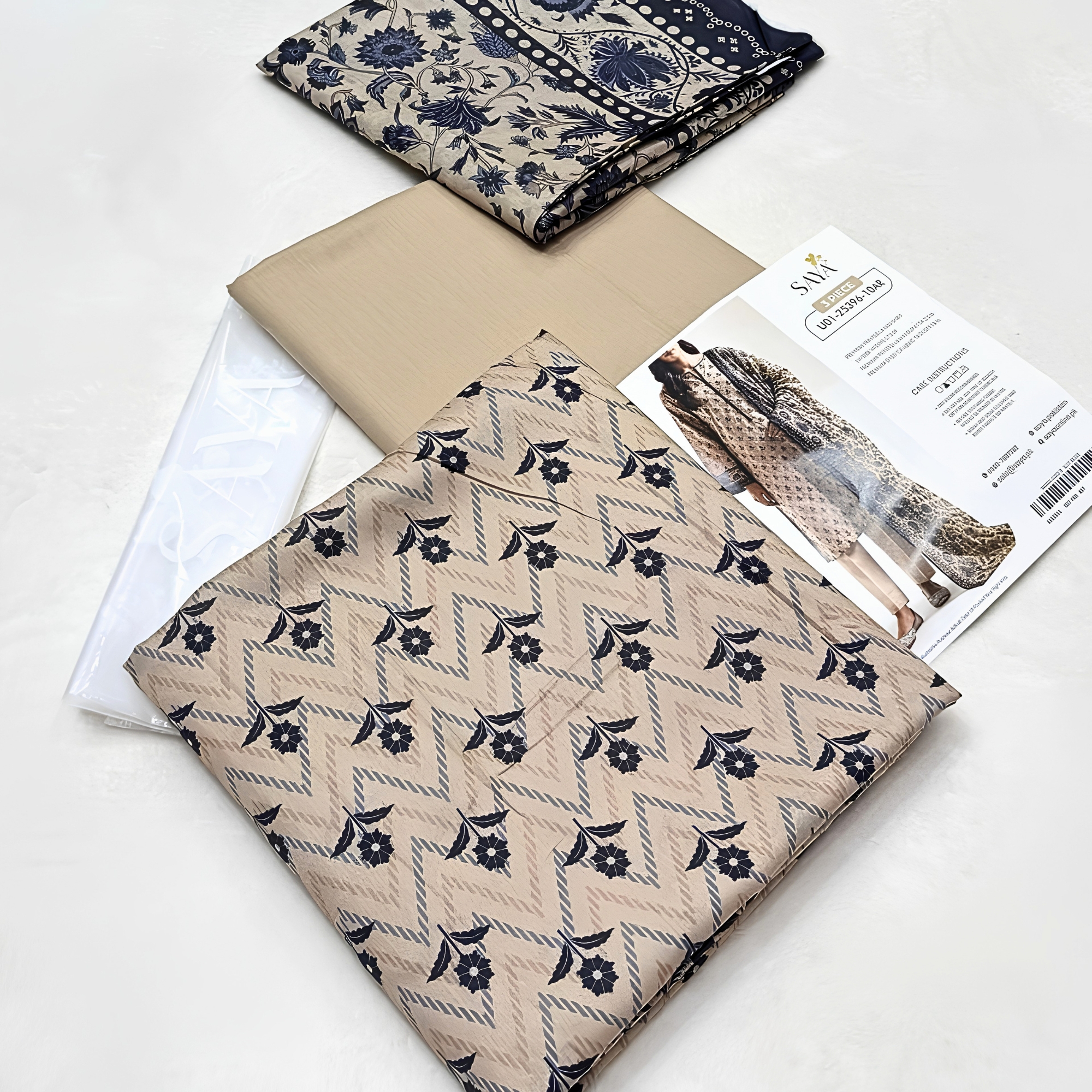 Saya Lawn Collection 2026 – Original Printed Lawn 3PC Suit