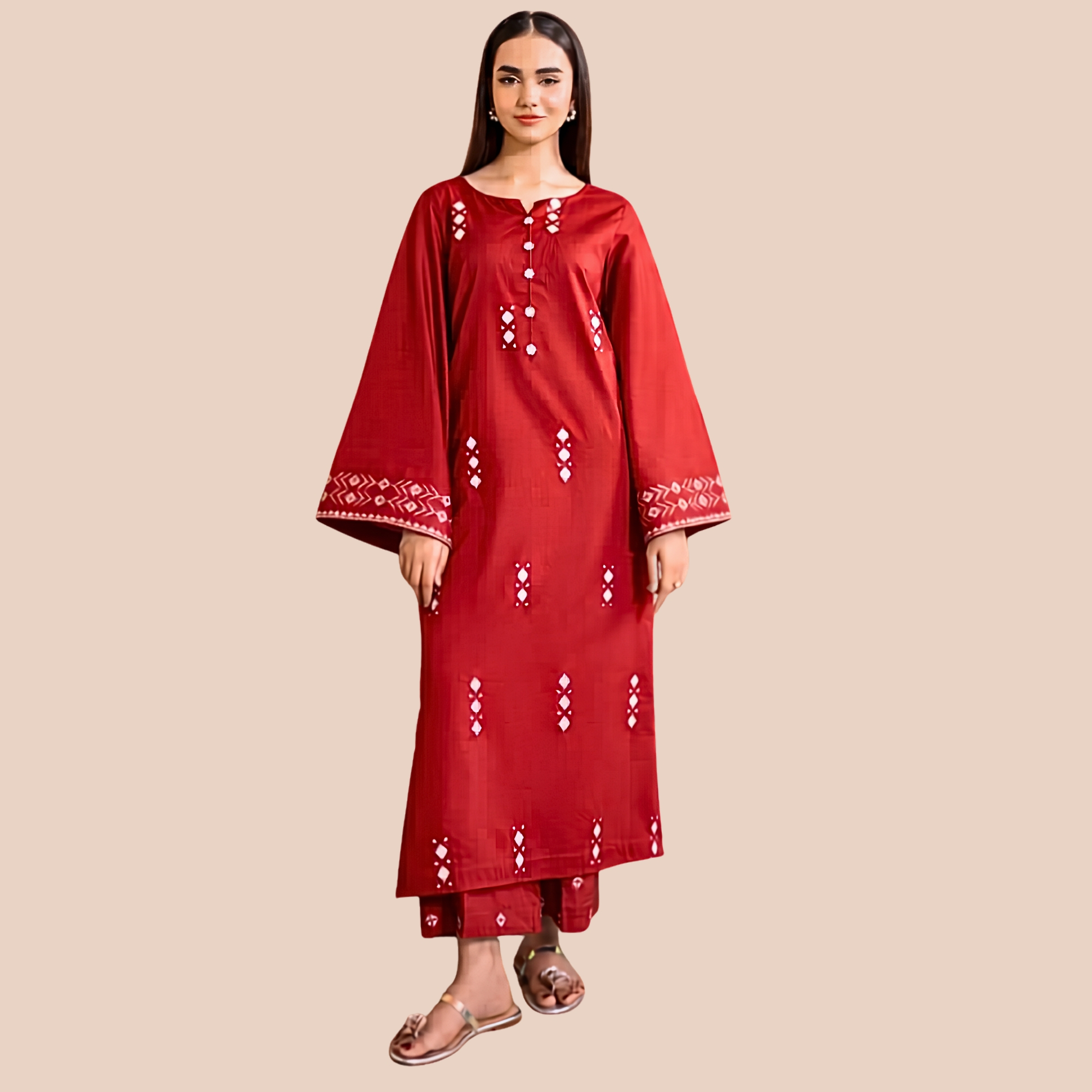 URGE Inspired Embroidered Lawn 2PC Suit