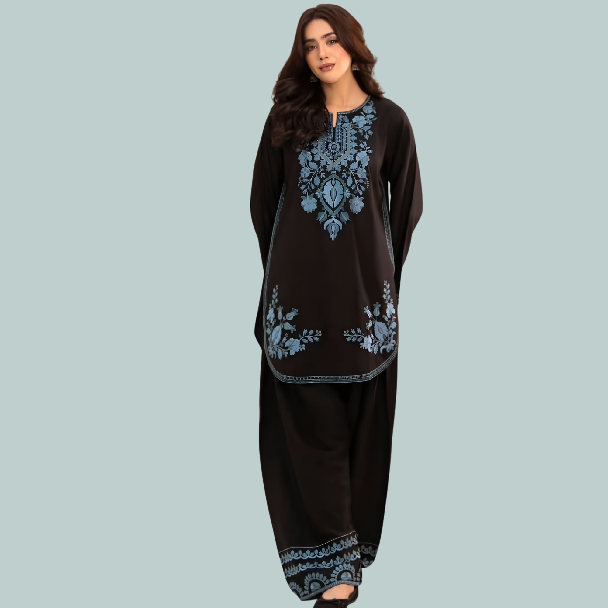 Lazuli Inspired Premium Embroidered Lawn 2PC Suit