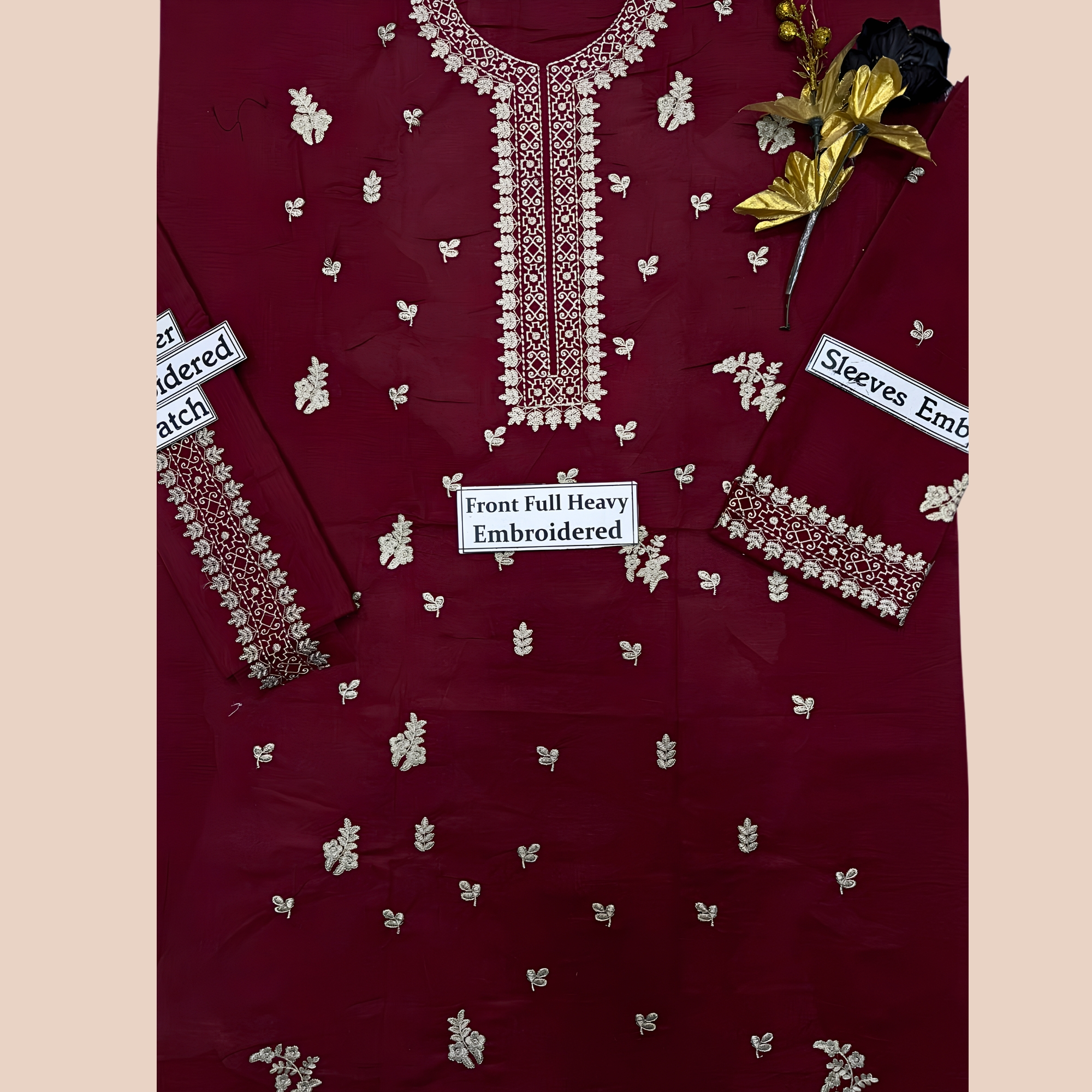 Urge Inspired Embroidered Lawn 2PC Dress