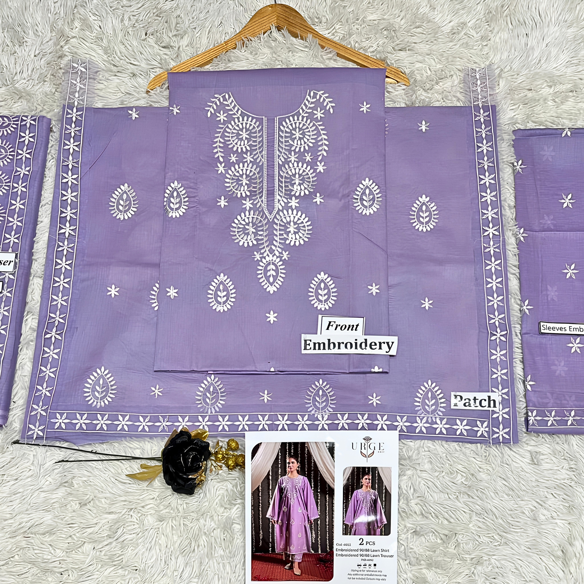 Urge Noor Embroidered Lawn 2PC Suit