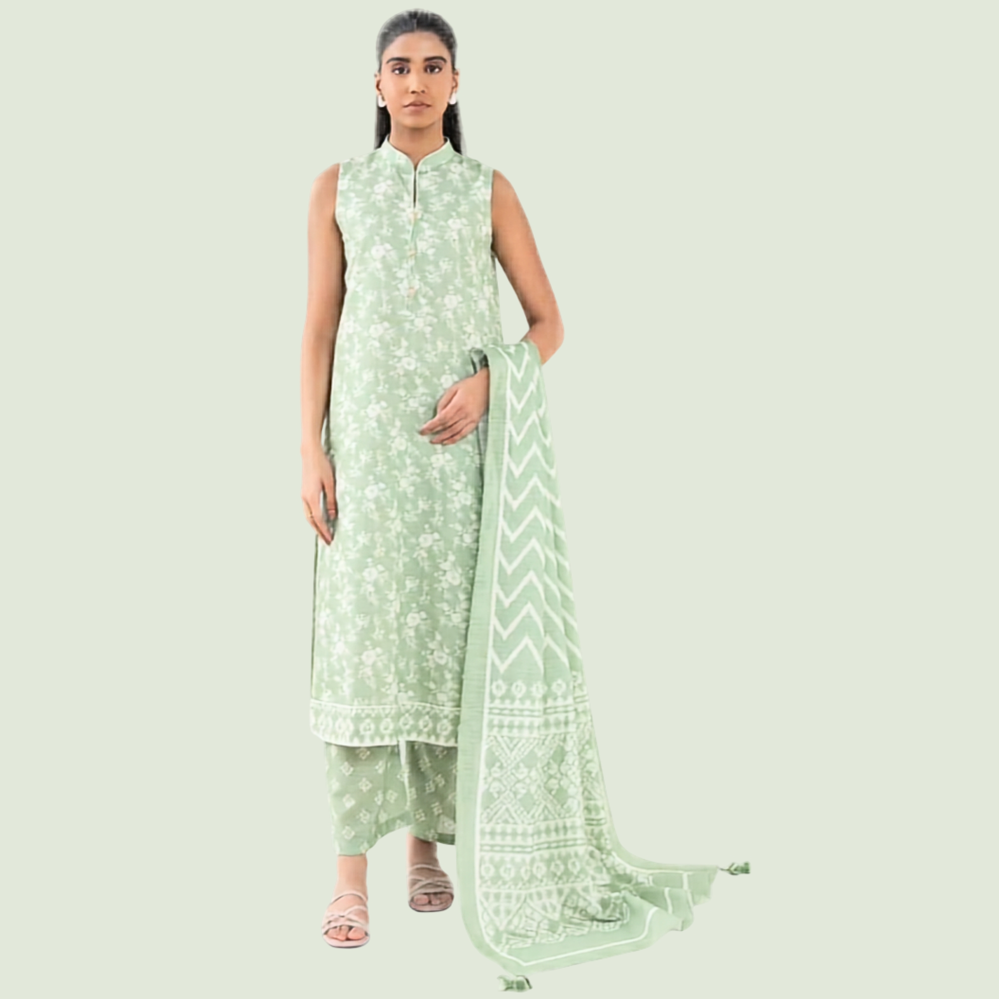 Sapphire Digital Lawn 3 Piece Suit