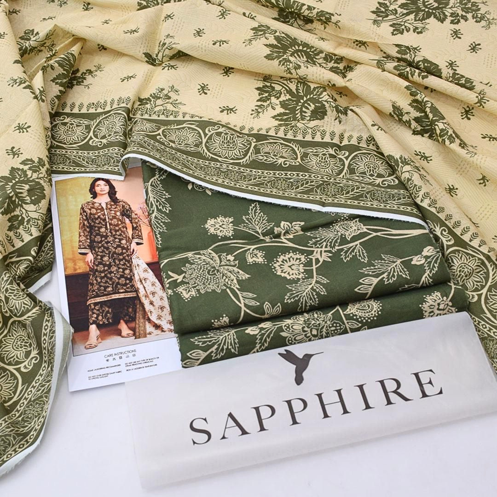 Sapphire Digital Lawn 3 Piece Suit