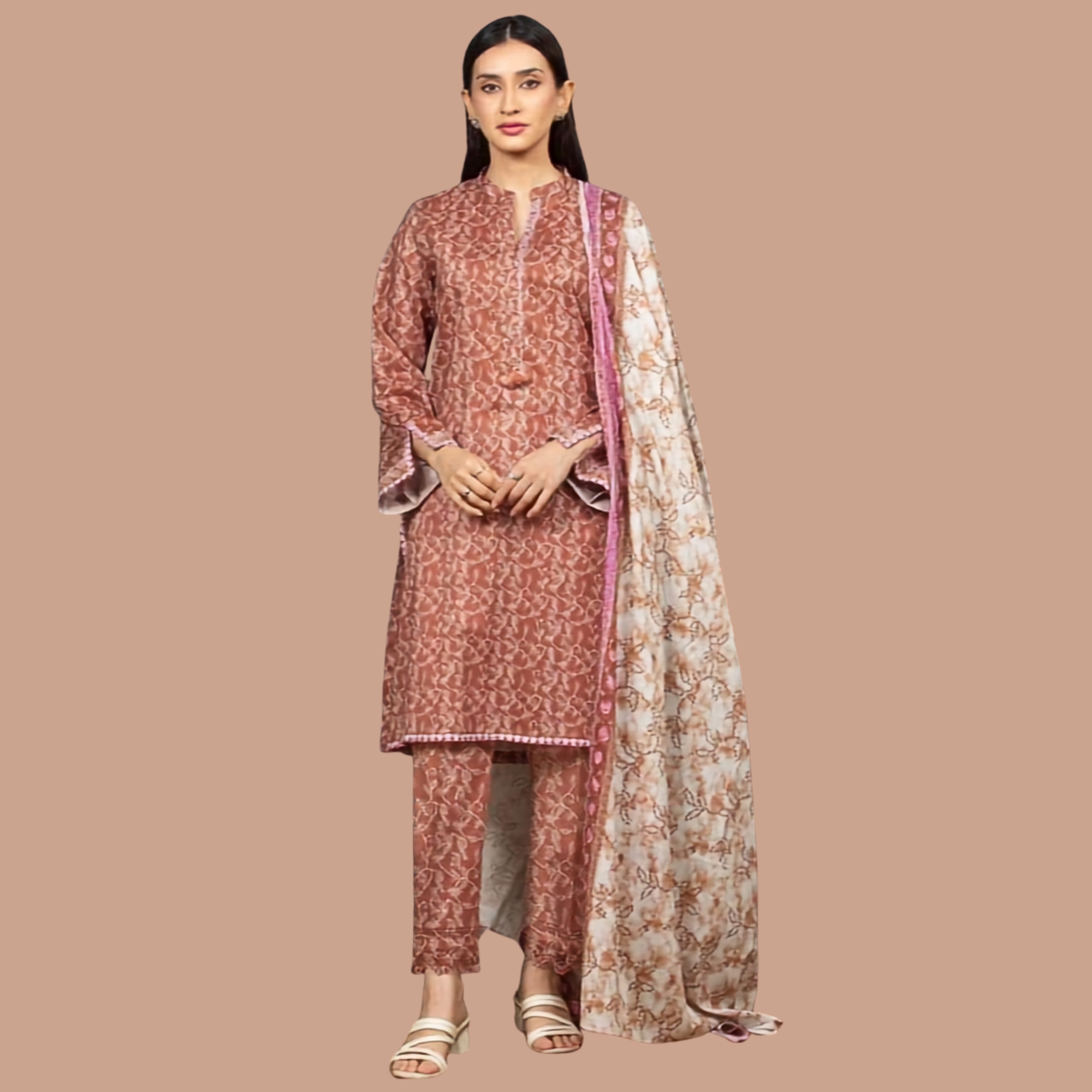 Sapphire Digital Lawn 3 Piece Suit