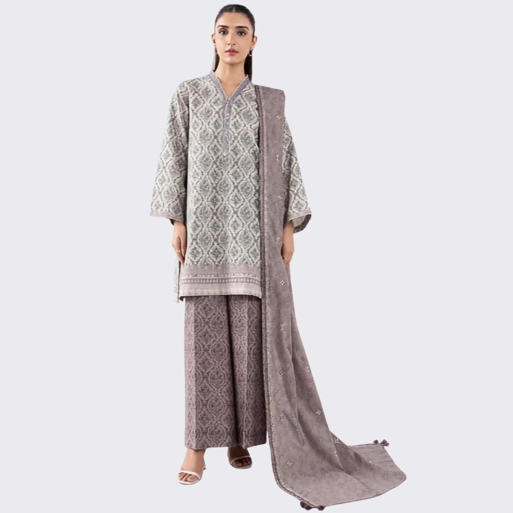 Sapphire Digital Lawn 3 Piece Suit