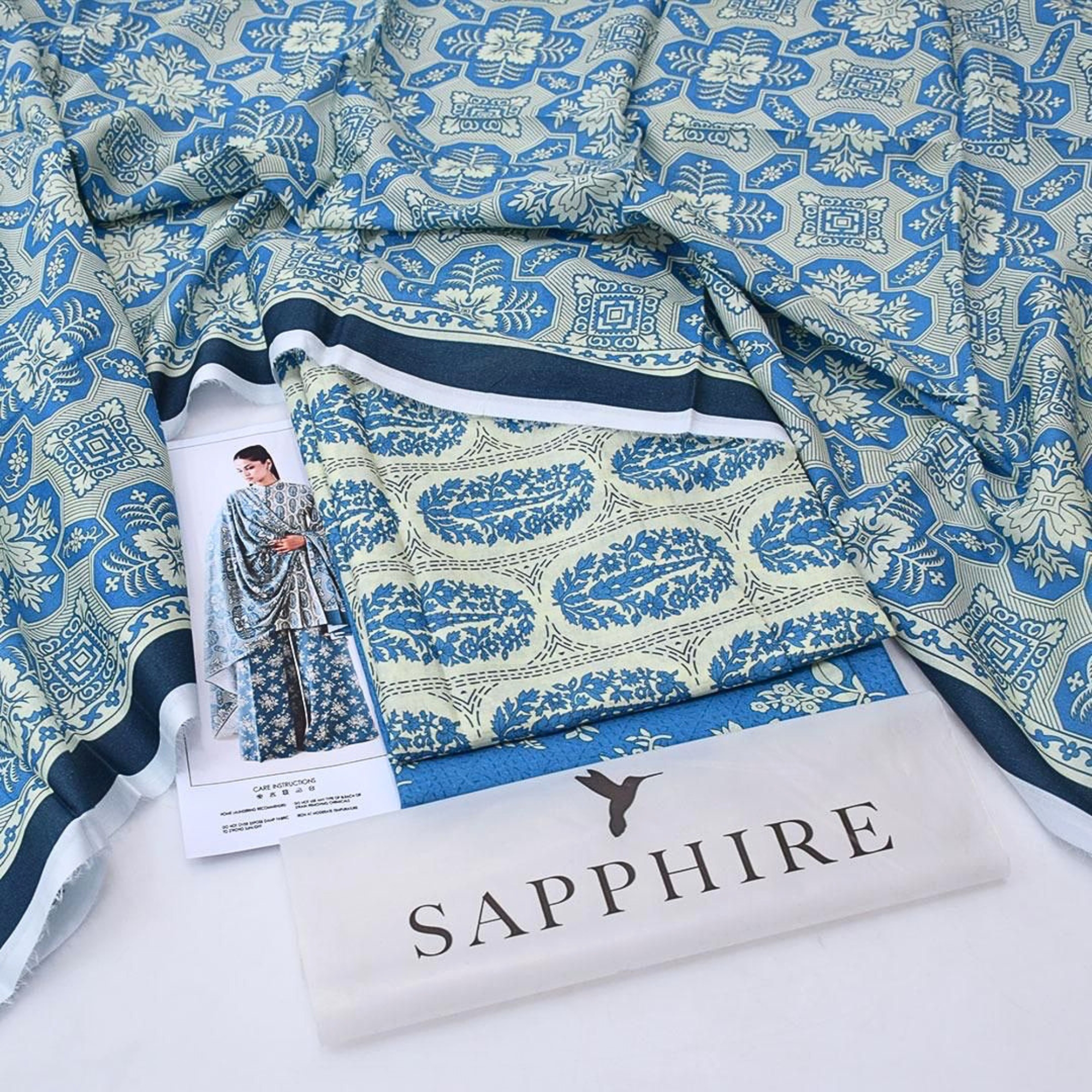 Sapphire Digital Lawn 3 Piece Suit