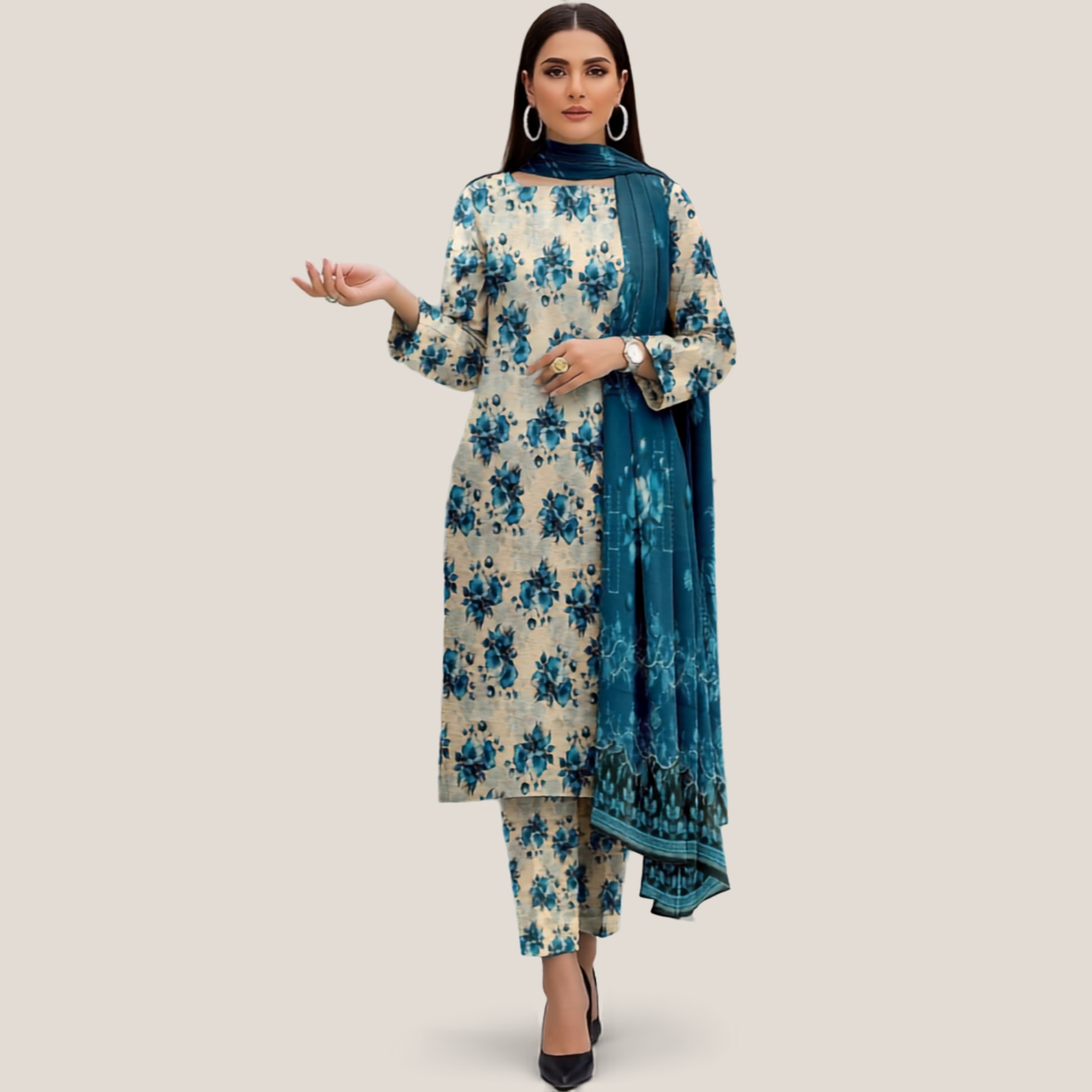 Gul Ahmed Bana Dora Lawn 3 Piece Suit