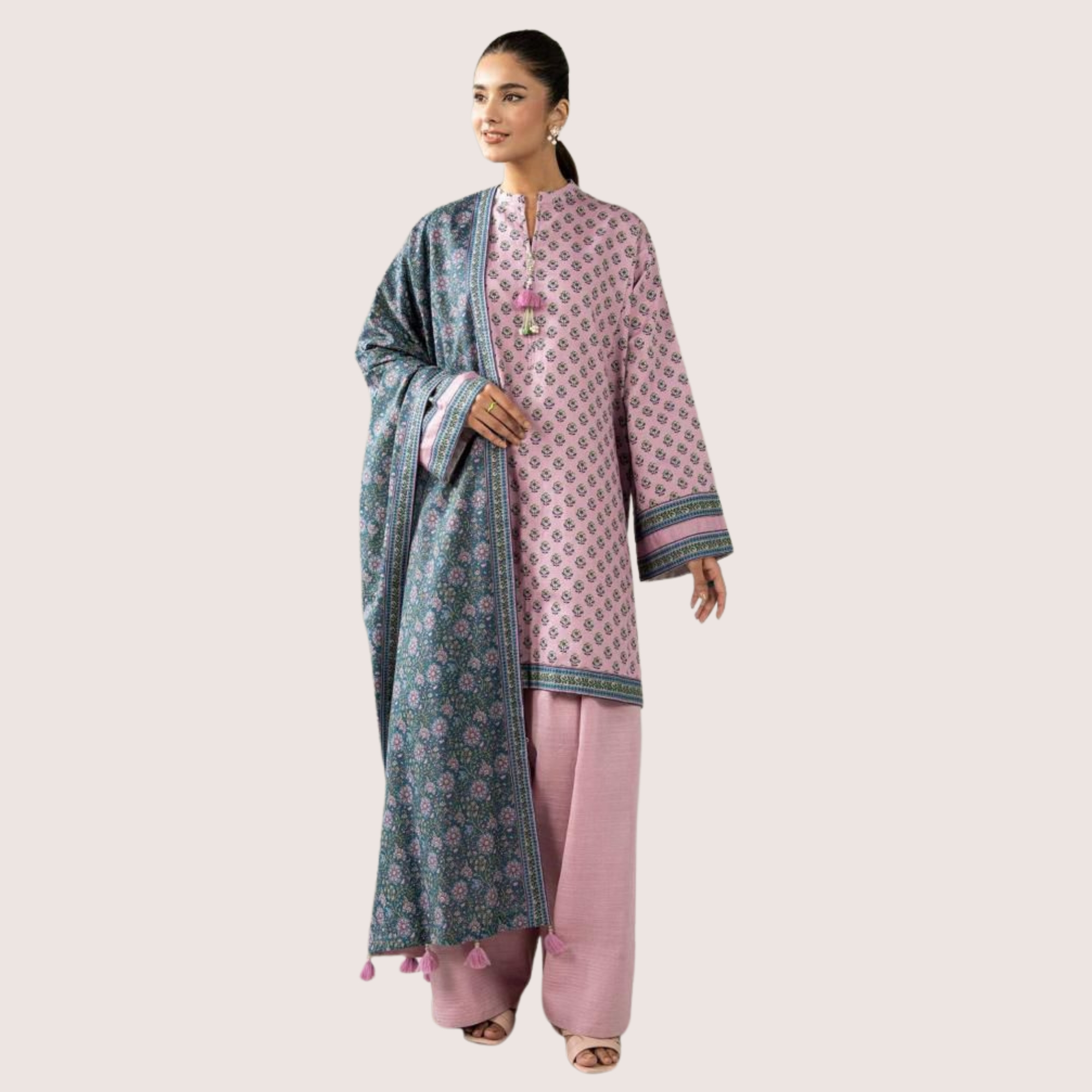 Nishat Lawn Printed Tana Dora 3 Piece Suit