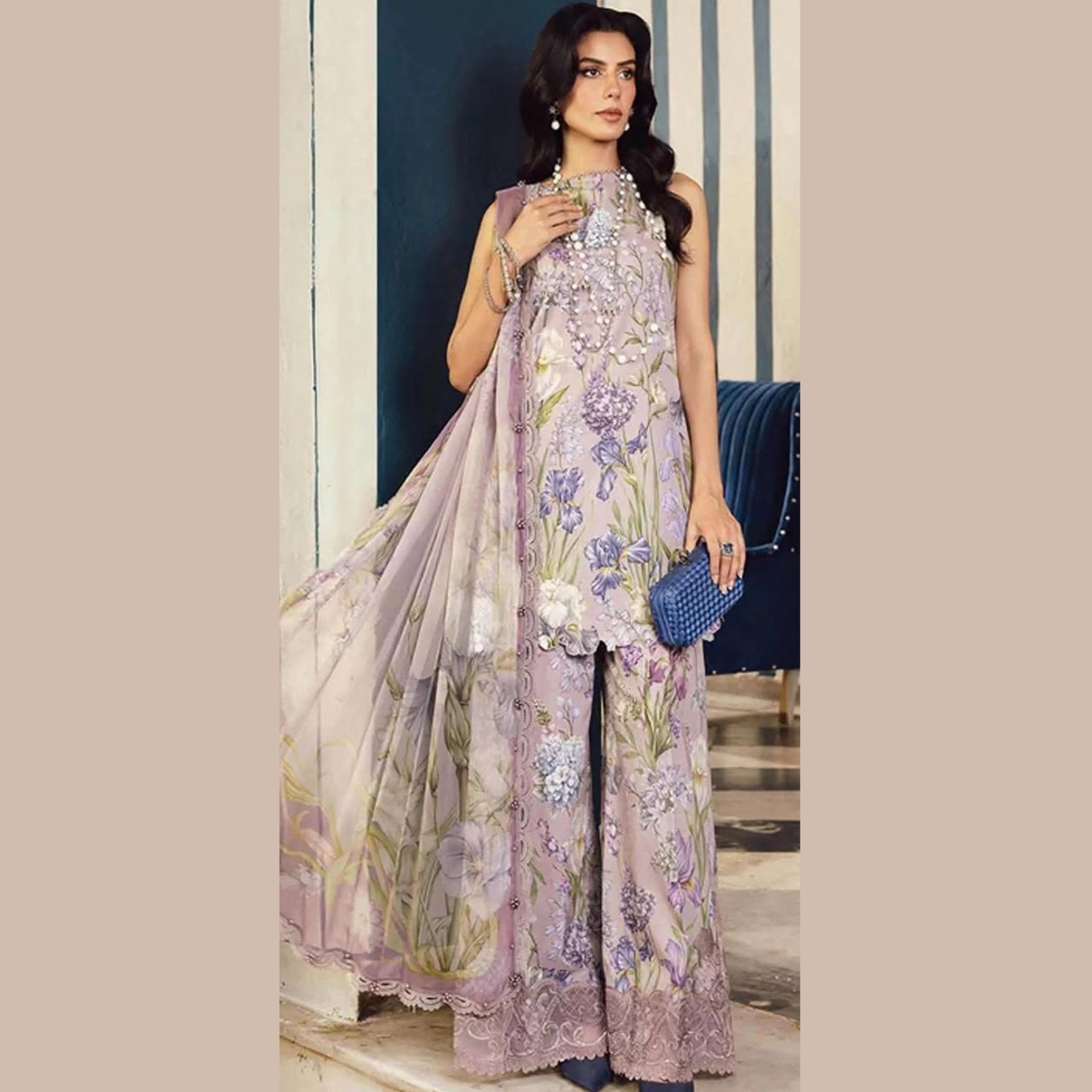 Maria.B Inspired Digital Lawn 3 Piece