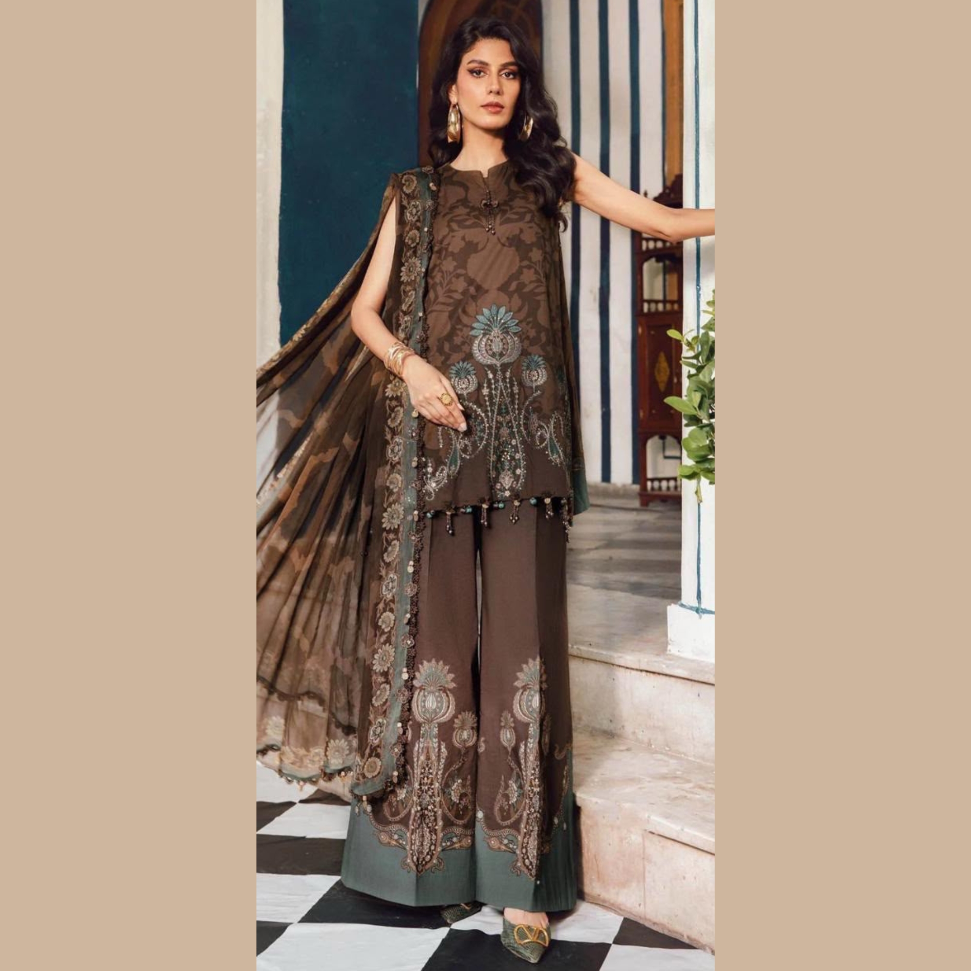 Maria.B Inspired Digital Lawn 3 Piece