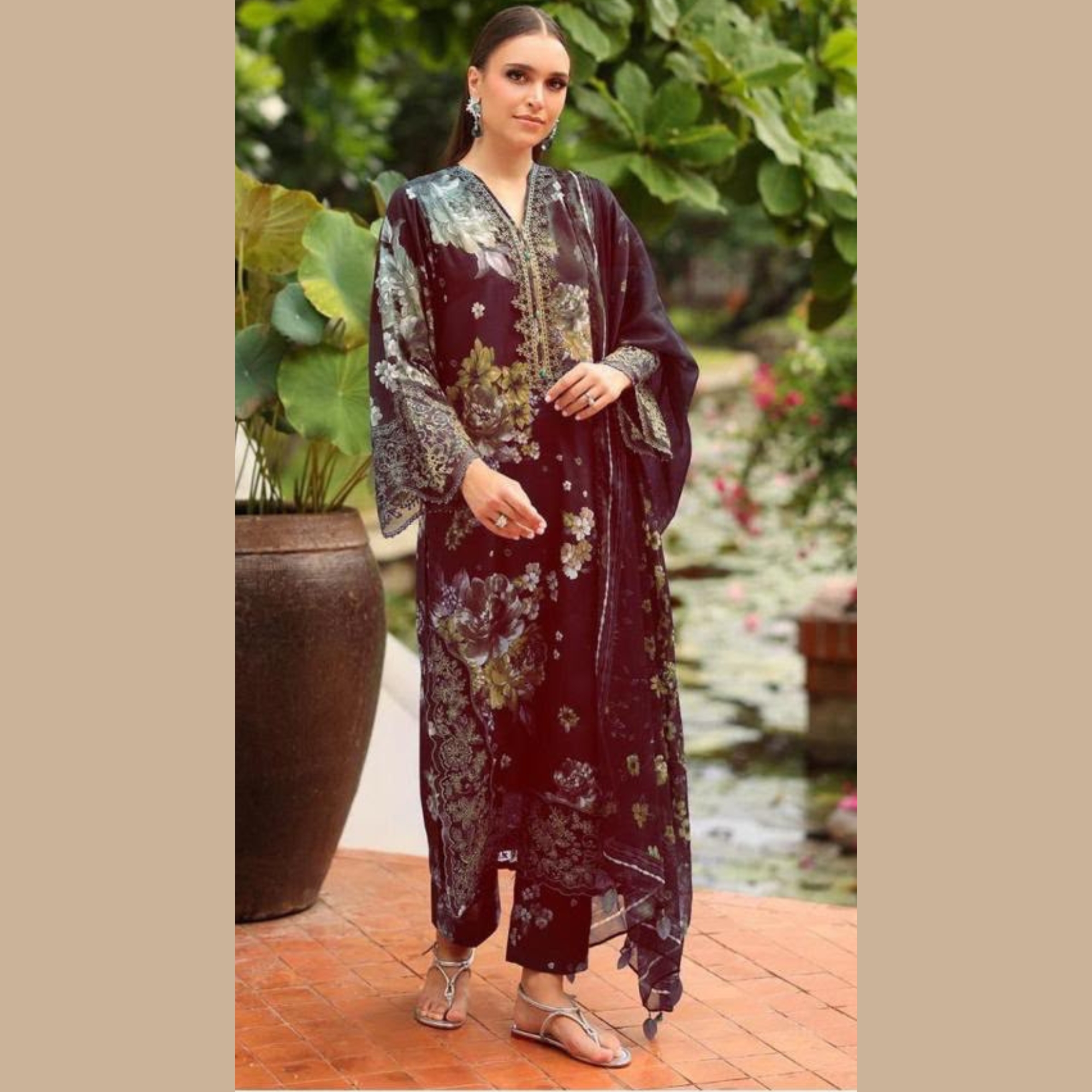 Baroque Inspired Premium Lawn 3 Piece