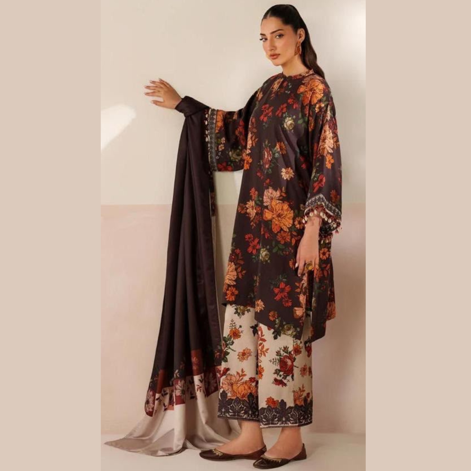 Baroque Inspired Premium Lawn 3 Piece