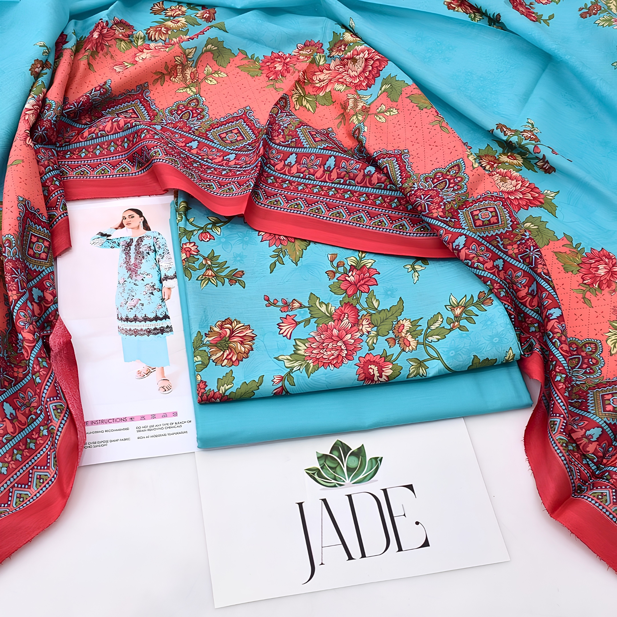Jade Inspired Lawn 3 Piece