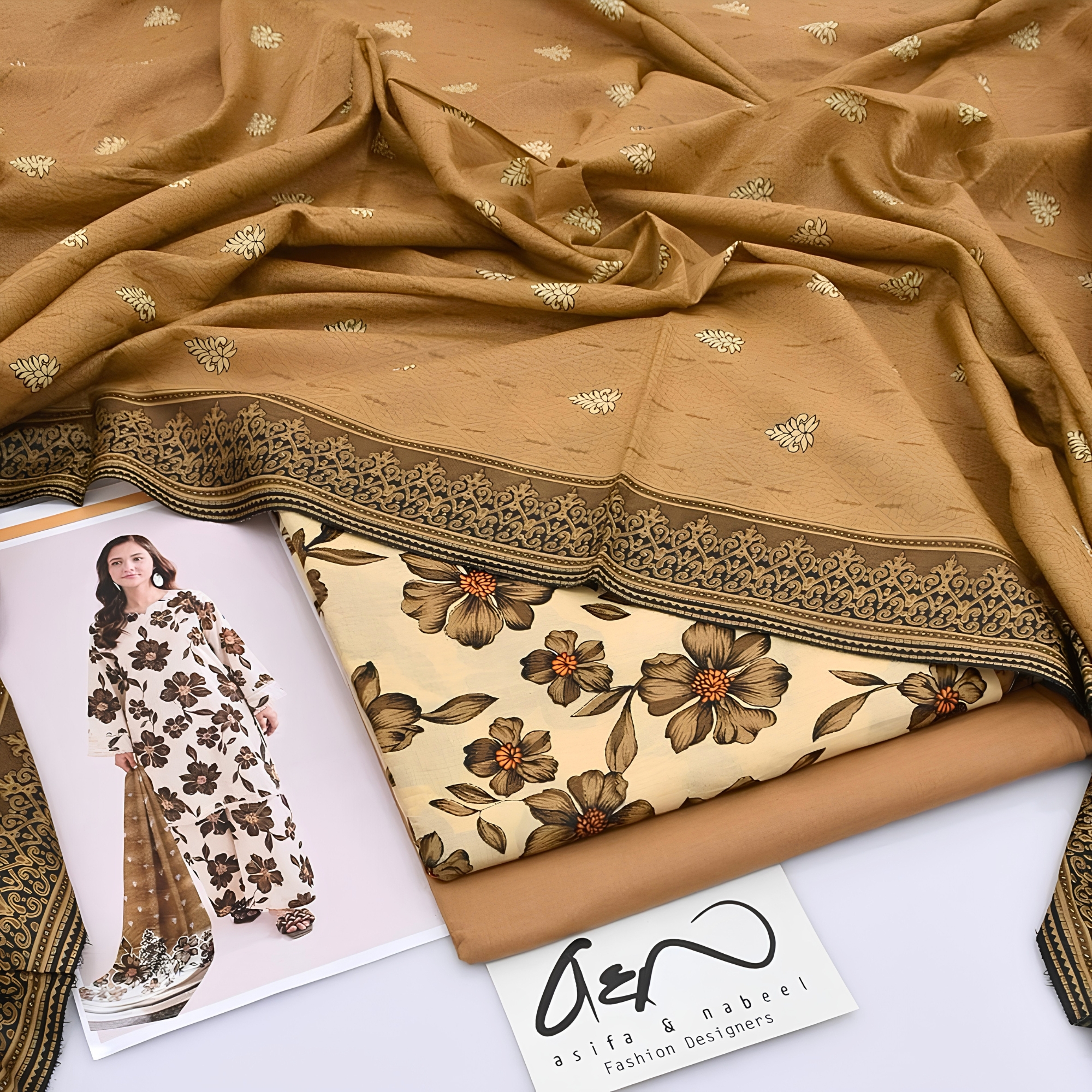 Asifa Nabeel Inspired Premium Lawn Suit