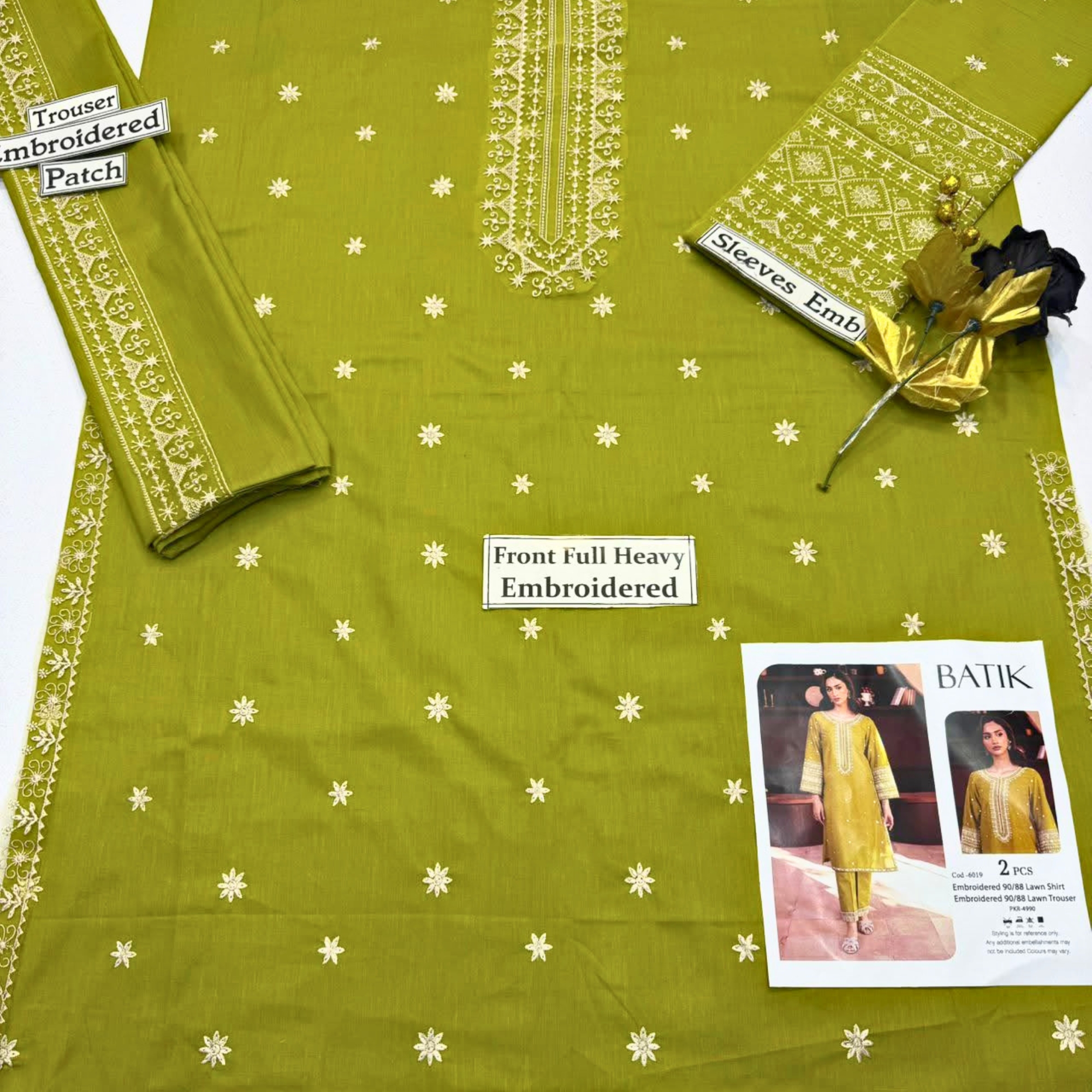 Batik Inspired Elegant Lawn 2PC
