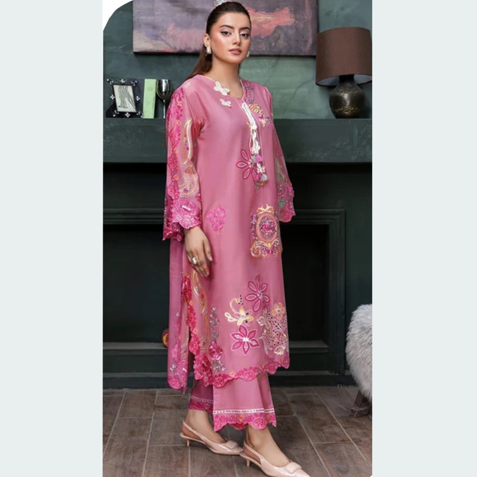 Premium Dahnk Embroidered 2-Piece