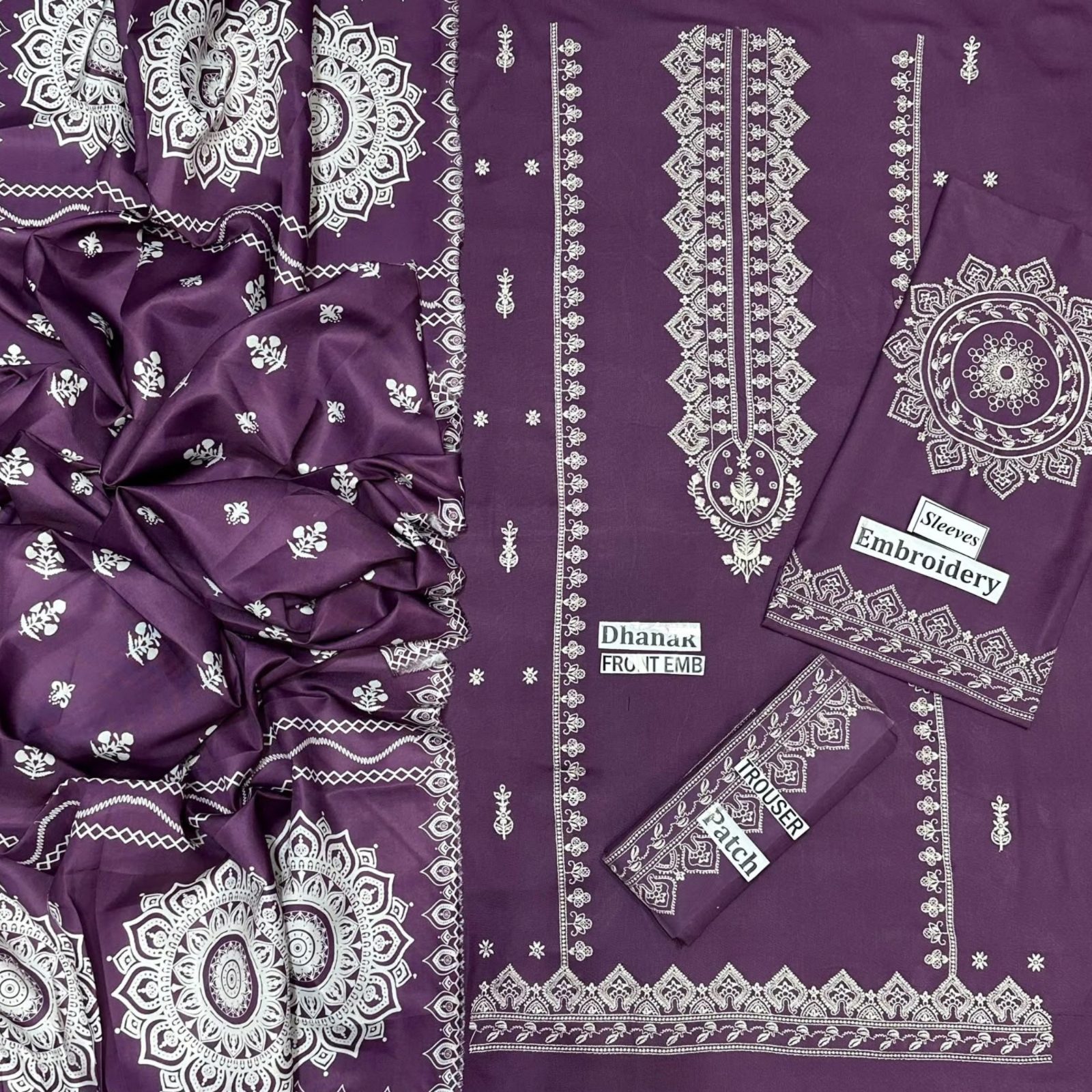 Aneelas Inspired Dahnk 3PC Suit 2 Colors